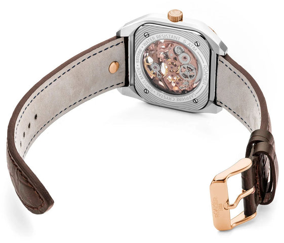 Roamer Mechano Green Skeleton Watch