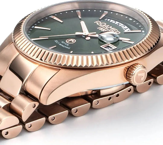 Roamer Primeline Day Date Green 