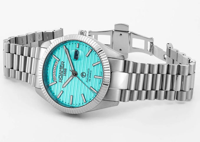 Roamer Primeline Day Date II Marine Blue Watch