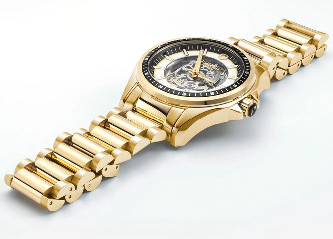 Roamer Rockshell Mark III Skeleton Black Watch