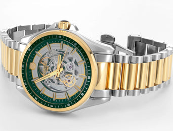 Roamer Rockshell Mark III Skeleton Green Watch