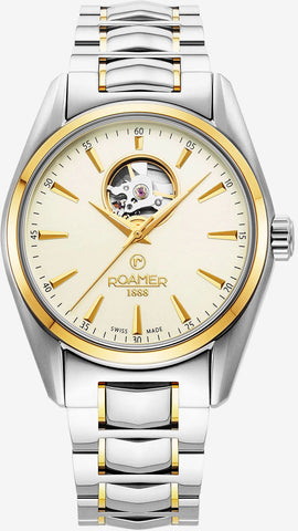 Roamer Watch Searock Master Champagne 984985 47 35 20