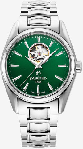 Roamer Watch Searock Master Green 984985 41 75 20