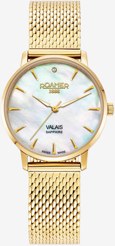 Roamer Watch Valais Pink MOP Ladies 989847 48 10 05