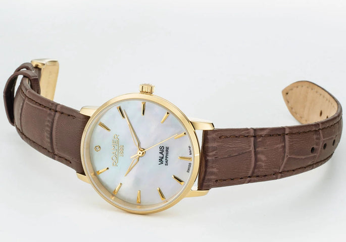 Roamer Valais Pink MOP Ladies Watch