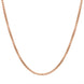 Rose Gold Plated Sterling Silver 24 Inch Box Chain SC973_24
