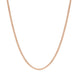 Rose Gold Plated Sterling Silver 30 Inch Box Chain SC973_30
