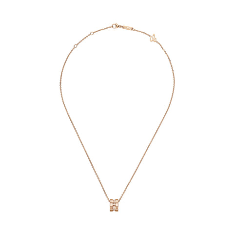 Chopard Ice Cube 18ct Rose Gold Diamond Pendant