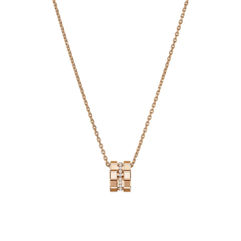 Chopard Ice Cube 18ct Rose Gold Diamond Pendant
