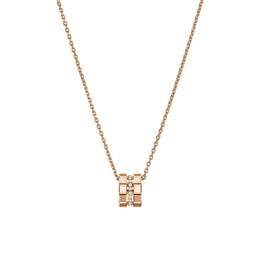 Chopard Ice Cube 18ct Rose Gold Diamond Pendant