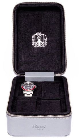 Rapport Watch Case Hyde Park 4 Grey Zip