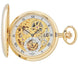 Rapport Pocket Watch Mechanical Half Hunter Gold Tone