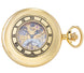 Rapport Pocket Watch Mechanical Half Hunter Gold Tone