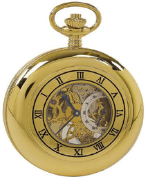 Rapport Pocket Watch Mechanical Half Hunter Gold Tone