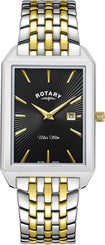 Rotary Watch Ultra Slim Rectangular Mens GB08021/0