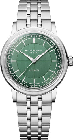 Raymond Weil Watch Millesime Sage Green 35mm 2125-ST-52011