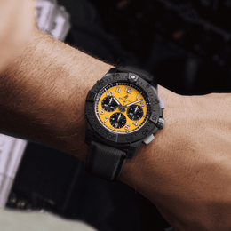 Breitling Watch Avenger B01 Chronograph 44 Night Mission Yellow