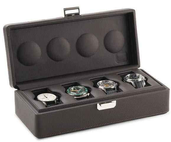 Scatola del Tempo Watch Case Valigetta 4 Chocolate 05002.MSIL