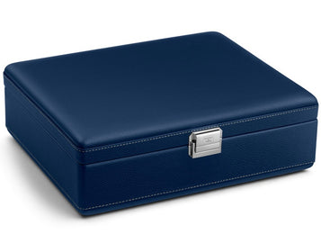 Scatola del Tempo Watch Case Valigetta 8 Blue Off White