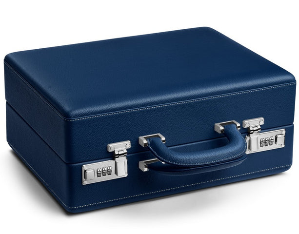 Scatola del Tempo Watch Case Valigetta 16 Blue Off White