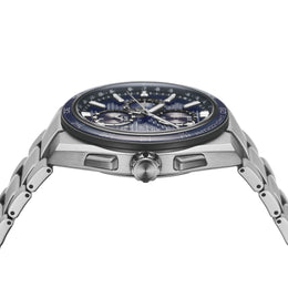 Seiko Astron Watch GPS Solar Dual Time Chronograph in Slate Blue