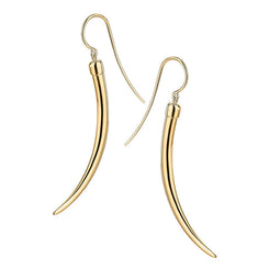 Shaun Leane No. 1 Yellow Gold Vermeil Sterling Silver Medium Drop Earrings, SA093.YVNAEOS