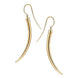 Shaun Leane No. 1 Yellow Gold Vermeil Sterling Silver Medium Drop Earrings, SA093.YVNAEOS