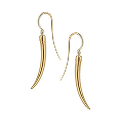 Shaun Leane No. 1 Yellow Gold Vermeil Sterling Silver Small Drop Earrings, SA092.YVNAEOS