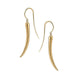 Shaun Leane No. 1 Yellow Gold Vermeil Sterling Silver Small Drop Earrings, SA092.YVNAEOS