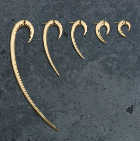 Shaun Leane Hook 18ct Yellow Gold Plated Sterling Silver Size 2 Earrings