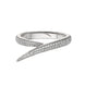 Shaun Leane Interlocking 18ct White Gold Diamond Single Ring, IM005.WGWHRZ.