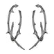Shaun Leane Rose Thorn Sterling Silver Black Rhodium Statement Hoop Earrings, RT029.BRNAEOS