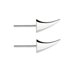 Shaun Leane Rose Thorn Swerve Sterling Silver Extra Large Stud Earrings, RT021.SSNAEOS