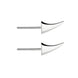 Shaun Leane Rose Thorn Swerve Sterling Silver Stud Earrings, RT020.SSNAEOS