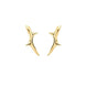Shaun Leane Rose Thorn Yellow Gold Vermeil Climber Stud Earrings, RT022.YVNAEOS
