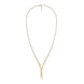 Shaun Leane Rose Thorn Yellow Gold Vermeil Sterling Silver Drop Lariat Necklace, RT019.YVNANOS