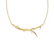 Shaun Leane Rose Thorn Yellow Gold Vermeil Sterling Silver Horizontal Necklace, RT018.YVNANOS