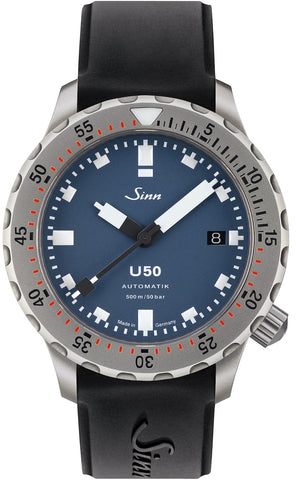Sinn U50 B Black Rubber Watch 1050.0101