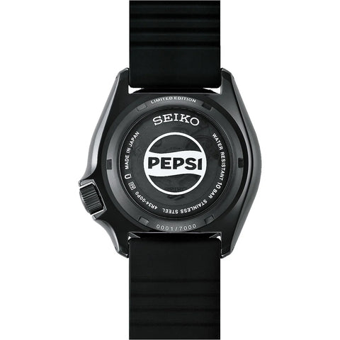 Seiko 5 Sports x Pepsi Limited Edition Collaboration In All Black Watch