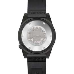 Squale 1521 DLC 42mm Black Dial Rubber Mens Automatic Watch