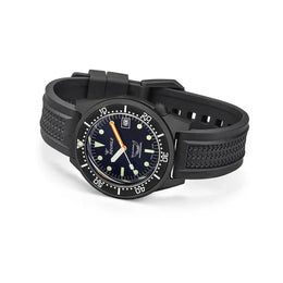 Squale 1521 DLC 42mm Black Dial Rubber Mens Automatic Watch
