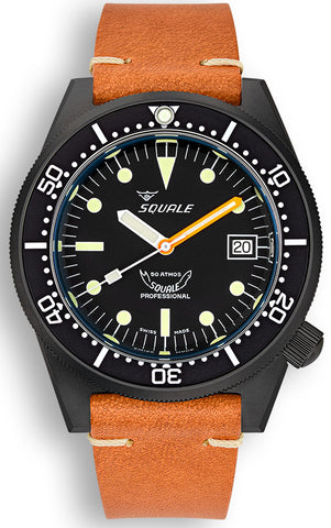 Squale Watch 1521 PVD Leather 1521PVD.P
