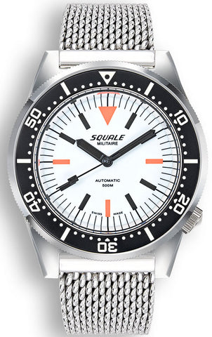 Squale Watch 1521 Full Luminous Militaire Mesh 1521FUMIWT.ME20