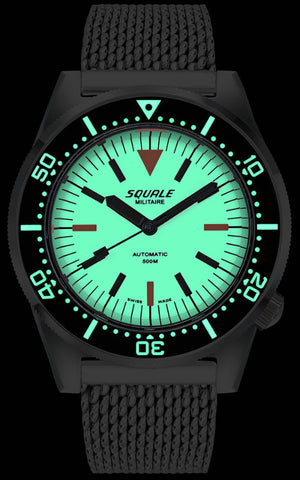 Squale Watch 1521 Full Luminous Militaire Mesh