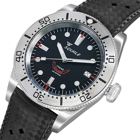 Squale Watch 1545 Steel Black