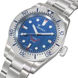 Squale Watch 1545 Steel Blue Bracelet