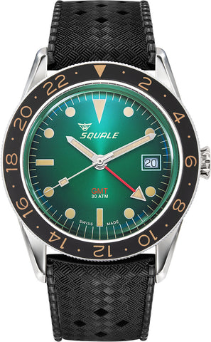 Squale Watch SUB-39 GMT Vintage Green SUB-39GMGR.HT.