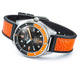 Squale Matic S Orange HydroLeather Watch