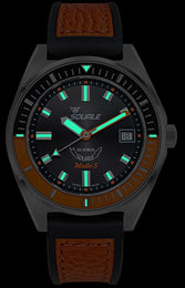 Squale Matic S Orange HydroLeather Watch