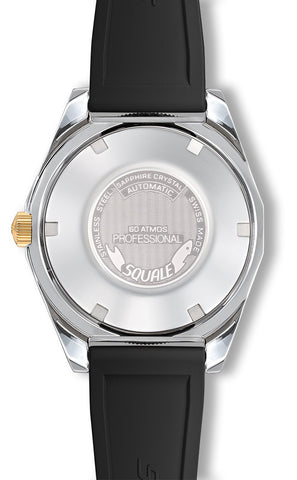 Squale Matic S Two Tone Mosaic Rubber Watch